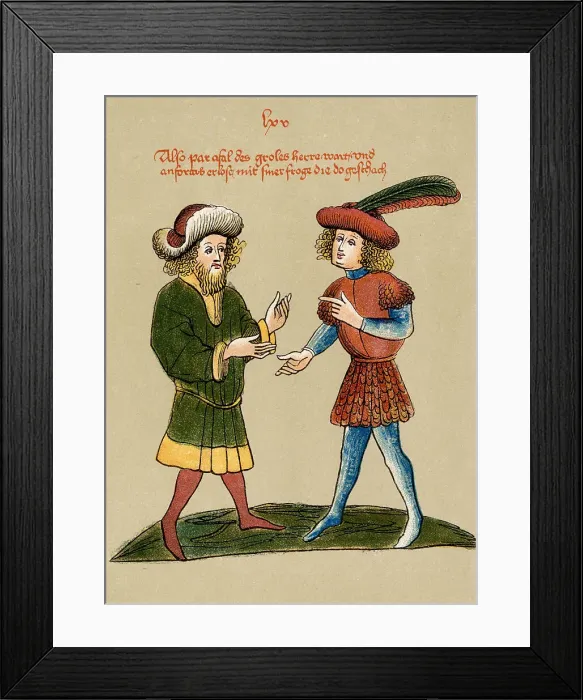 Framed Print : Parsifal & Anfortas Framed Print : Parsifal & Anfortas
