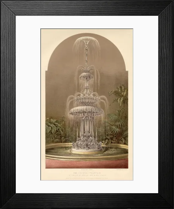 Framed Print : Fountain at the Crystal Palace Framed Print : Fountain at the Crystal Palace