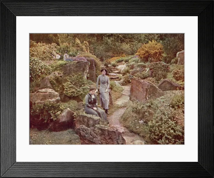 Framed Print : GARDEN / GREY TOWERS 1912 Framed Print : GARDEN / GREY TOWERS 1912
