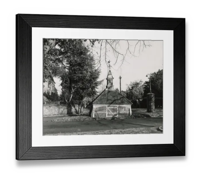 Framed Print : The old village well at Banstead, Surrey, England. This was the only water supply from the Middle Ages. Today, it is preserved as a monument. Date: 1950s Framed Print : The old village well at Banstead, Surrey, England. This was the only water supply from the Middle Ages. Today, it is preserved as a monument. Date: 1950s