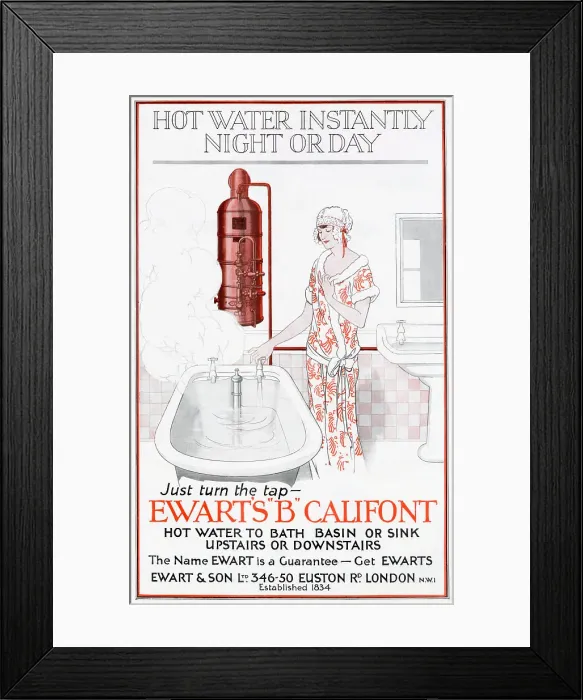 Framed Print : Advert for Ewart's B Califont 1925 Framed Print : Advert for Ewart's B Califont 1925