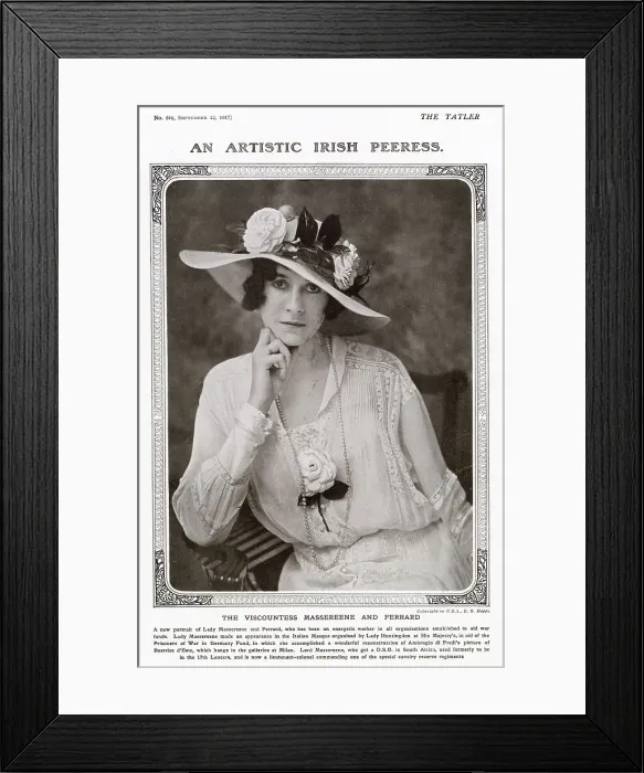 Framed Print : The Viscountess Massereene and Ferrard Framed Print : The Viscountess Massereene and Ferrard