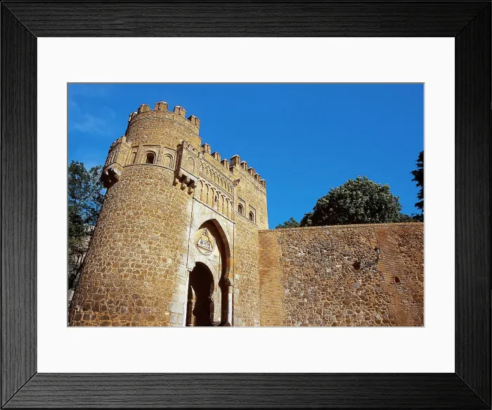 Framed Print : Spain, Toledo. Puerta del Sol (Sun Gate), 14th century Framed Print : Spain, Toledo. Puerta del Sol (Sun Gate), 14th century