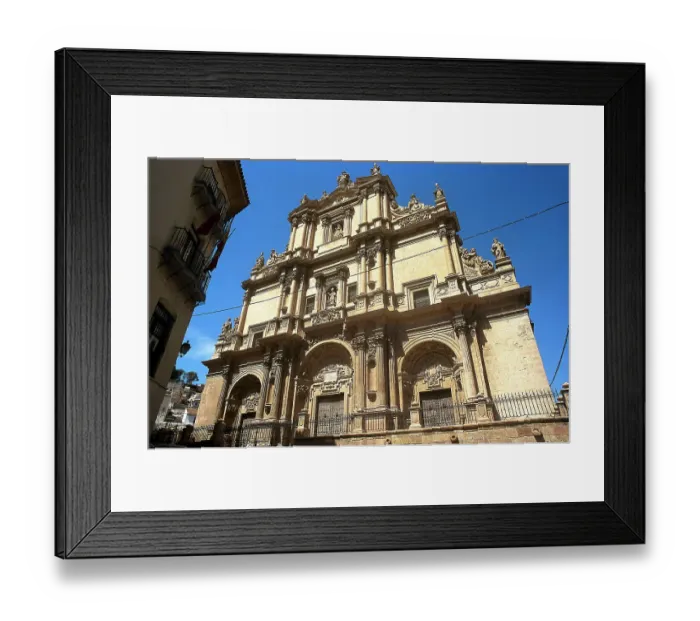 Framed Print : Spain, Region of Murcia, Lorca. View of the main facade Framed Print : Spain, Region of Murcia, Lorca. View of the main facade