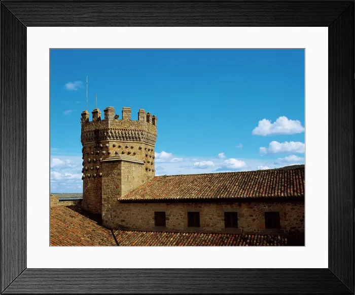 Framed Print : Spain, Community of Madrid, Manzanares El Real Castle