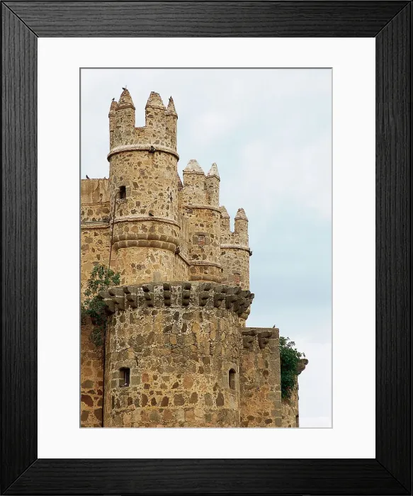 Framed Print : Spain, Castile-La Mancha. Guadamur Castle Framed Print : Spain, Castile-La Mancha. Guadamur Castle