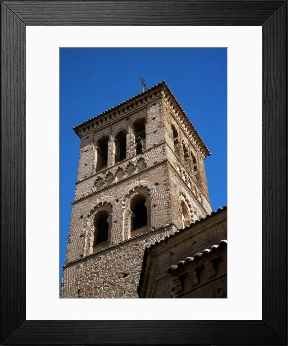 Framed Print : Spain, Toledo. Church of San Roman. The Mudejar tower Framed Print : Spain, Toledo. Church of San Roman. The Mudejar tower
