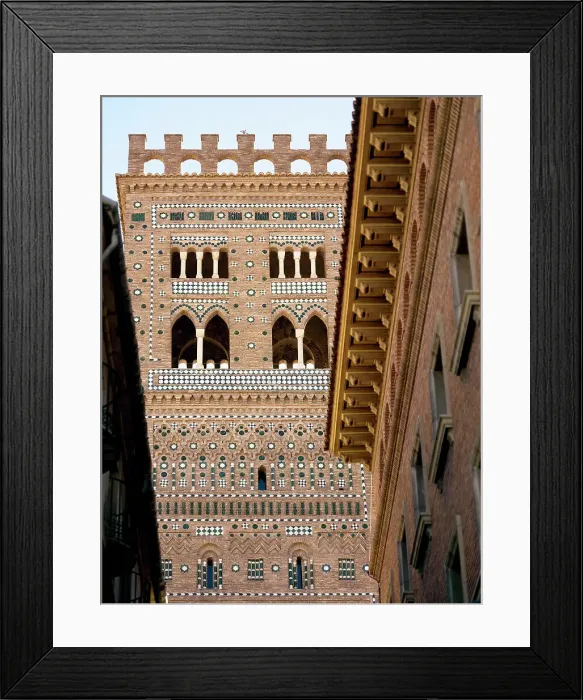 Framed Print : Spain, Aragon, Teruel. Tower of El Salvador Framed Print : Spain, Aragon, Teruel. Tower of El Salvador