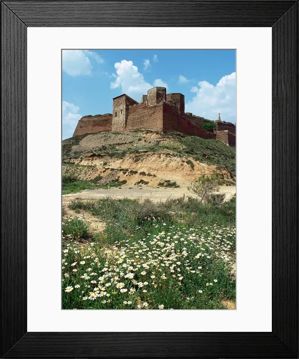 Framed Print : Spain, Aragon. Monzon Castle Framed Print : Spain, Aragon. Monzon Castle