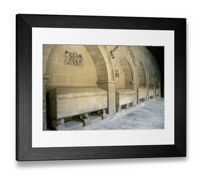 Framed Print : Spain, Aragon, Huesca. Abbey of San Pedro el Viejo Framed Print : Spain, Aragon, Huesca. Abbey of San Pedro el Viejo