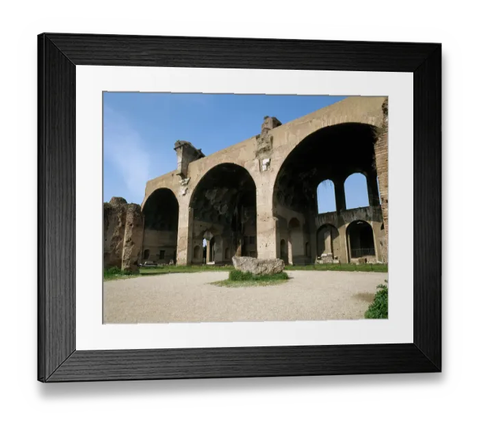 Framed Print : Rome - Basilica of Maxentius and Constantine. Roman Forum Framed Print : Rome - Basilica of Maxentius and Constantine. Roman Forum