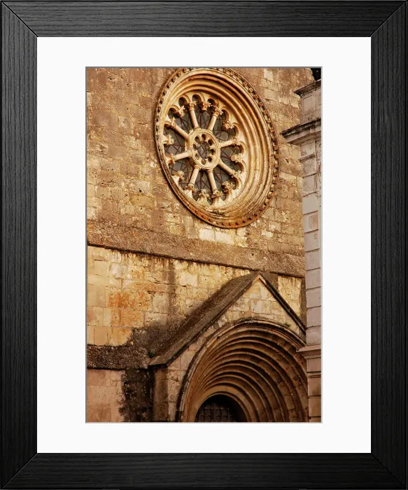 Framed Print : Portugal, Santarem. Sao Joao de Alporao Church