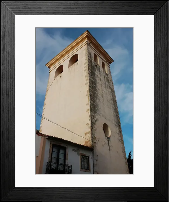 Framed Print : Portugal, Santarem. Calabash Tower (Torre das Cabacas)