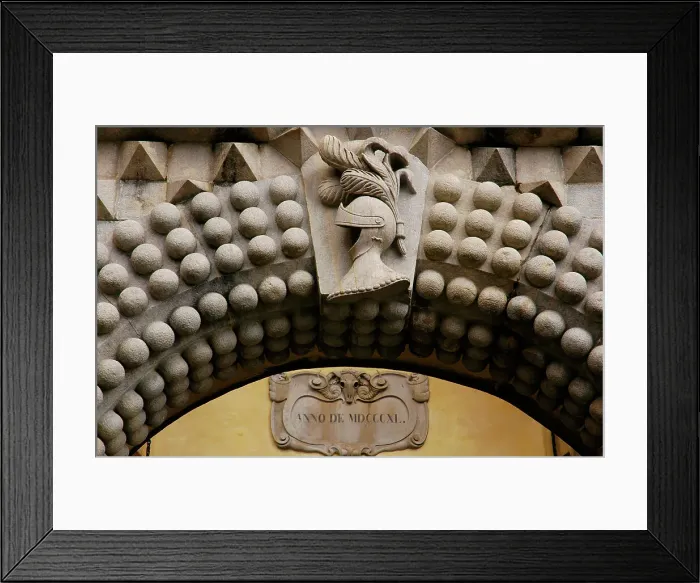 Framed Print : Portugal, Sintra. Pena Palace complex. Triton Gate Framed Print : Portugal, Sintra. Pena Palace complex. Triton Gate