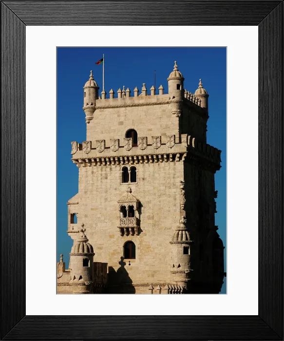 Framed Print : Portugal. Lisbon. Belem Tower (Tower of Belem). 16th century Framed Print : Portugal. Lisbon. Belem Tower (Tower of Belem). 16th century