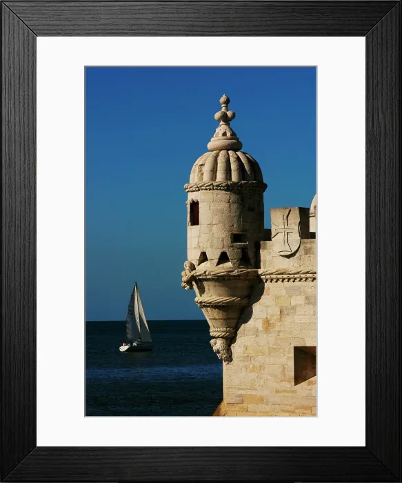 Framed Print : Portugal. Lisbon. Belem Tower (Tower of Belem). 16th century Framed Print : Portugal. Lisbon. Belem Tower (Tower of Belem). 16th century