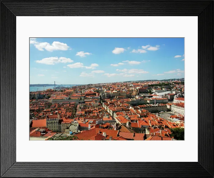 Framed Print : Portugal, Lisbon. Panorama of the city Framed Print : Portugal, Lisbon. Panorama of the city