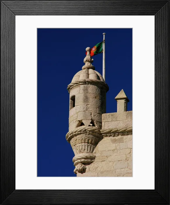 Framed Print : Portugal. Lisbon. Belem Tower (Tower of Belem). 16th century Framed Print : Portugal. Lisbon. Belem Tower (Tower of Belem). 16th century