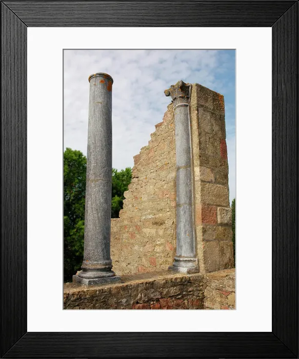 Framed Print : Roman city of Mirobriga. Remains of the Forum Framed Print : Roman city of Mirobriga. Remains of the Forum
