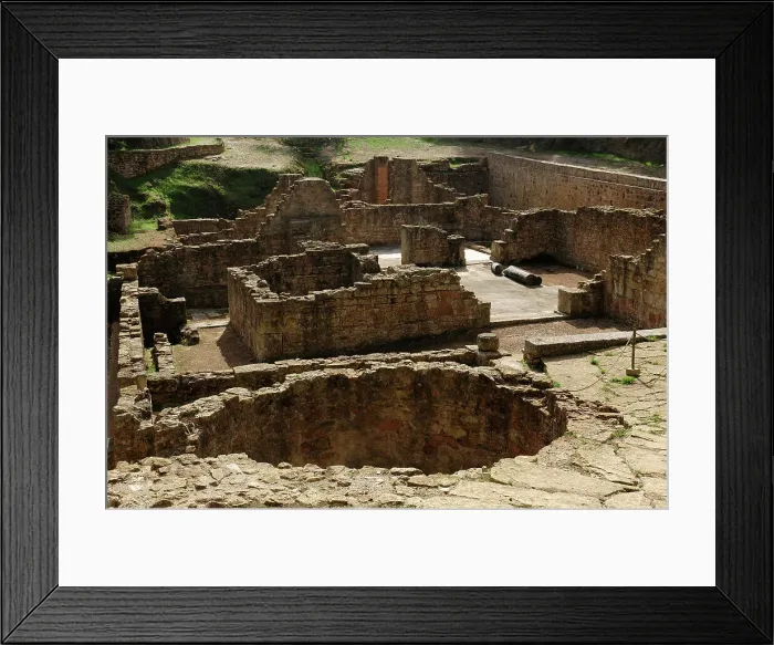 Framed Print : Roman city of Mirobriga. East Baths, 2nd to 4th centuries Framed Print : Roman city of Mirobriga. East Baths, 2nd to 4th centuries