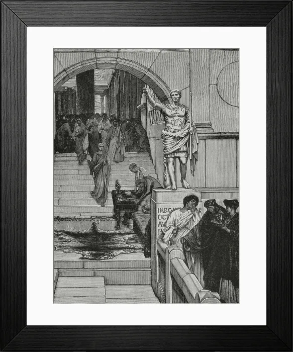 Framed Print : Audience with Agrippa (63 BC-12 BC) Framed Print : Audience with Agrippa (63 BC-12 BC)