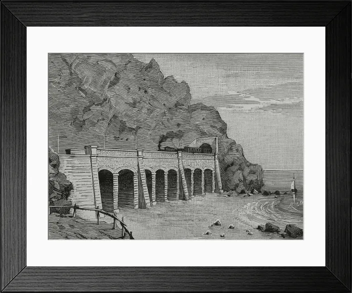 Framed Print : Inauguration of railway - Barcelona to Vilanova i la Geltru Framed Print : Inauguration of railway - Barcelona to Vilanova i la Geltru