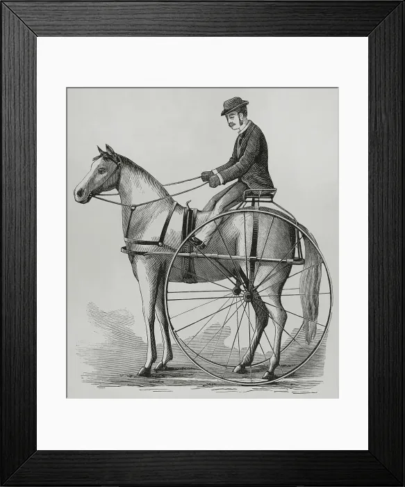 Framed Print : The Fast-Sulky. New locomotion system by Stillman Framed Print : The Fast-Sulky. New locomotion system by Stillman