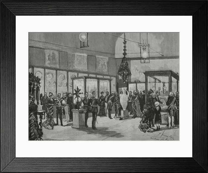 Framed Print : Journey to Portugal of the kings of Spain Framed Print : Journey to Portugal of the kings of Spain