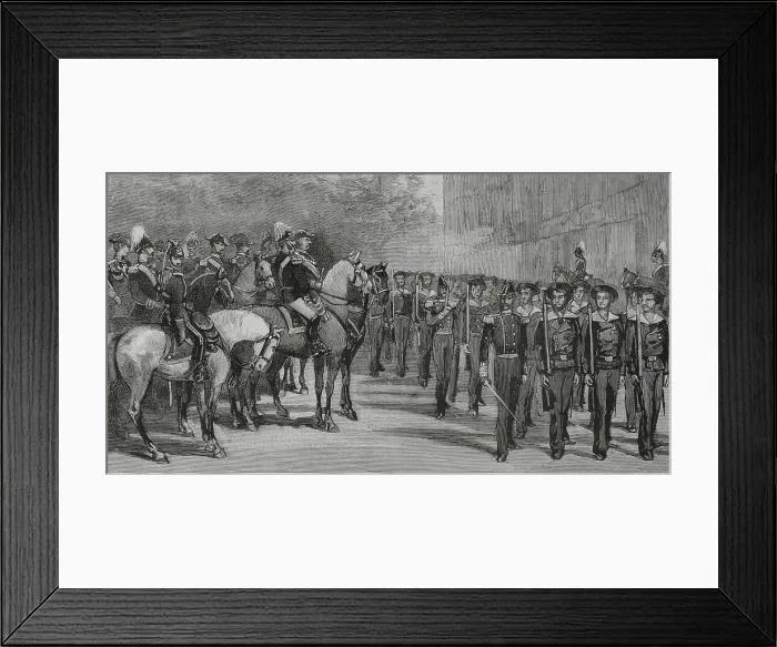 Framed Print : Journey to Portugal of the kings of Spain Framed Print : Journey to Portugal of the kings of Spain