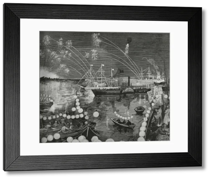 Framed Print : Journey to Portugal of the kings of Spain