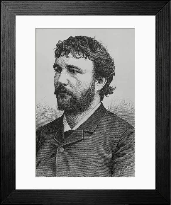 Framed Print : Angelo Massini (1844-1926). Italian tenor. Portrait Framed Print : Angelo Massini (1844-1926). Italian tenor. Portrait