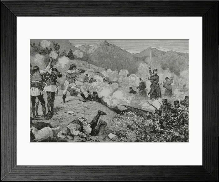 Framed Print : Austro-Hungarian campaign to occupy the Bosnian Waliate Framed Print : Austro-Hungarian campaign to occupy the Bosnian Waliate
