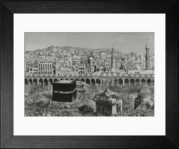 Framed Print : Saudi Arabia, Mecca. General view of the city Framed Print : Saudi Arabia, Mecca. General view of the city