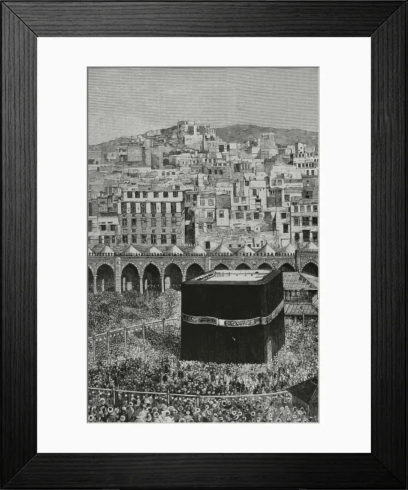Framed Print : Saudi Arabia, Mecca. General view of the city Framed Print : Saudi Arabia, Mecca. General view of the city