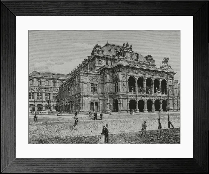 Framed Print : Austria, Vienna. Imperial Opera House (Opernhaus) Framed Print : Austria, Vienna. Imperial Opera House (Opernhaus)