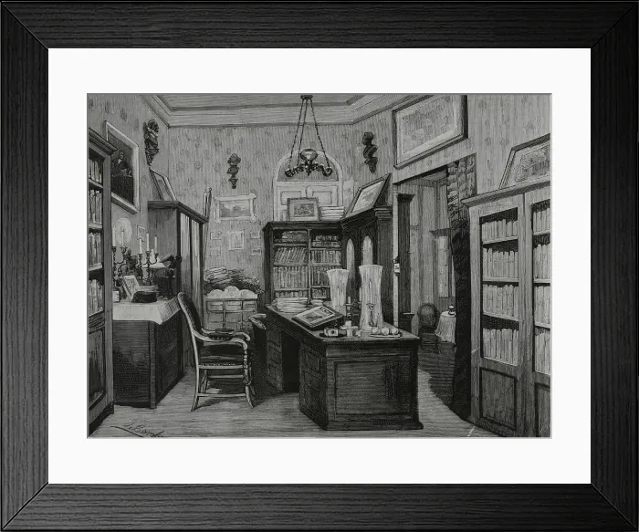 Framed Print : Spain, Madrid. Ramon Mesonero Romanos office Framed Print : Spain, Madrid. Ramon Mesonero Romanos office