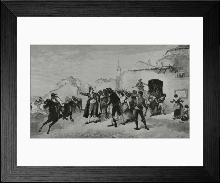 Framed Print : Mayor of Mostoles declares the Homeland in danger Framed Print : Mayor of Mostoles declares the Homeland in danger