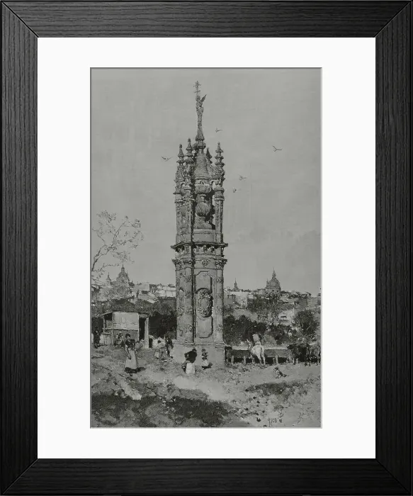 Framed Print : Madrid - Entrance to the Toledo Bridge (Puente de Toledo) Framed Print : Madrid - Entrance to the Toledo Bridge (Puente de Toledo)