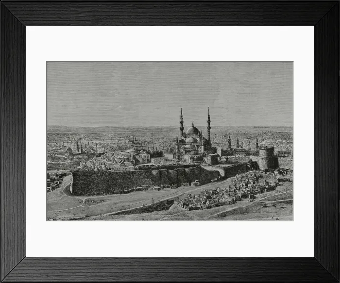 Framed Print : Egypt, Cairo. General view of the city Framed Print : Egypt, Cairo. General view of the city