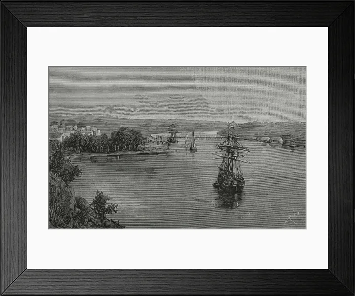 Framed Print : Hispaniola (La Espanola). Santo Domingo. Panoramic view Framed Print : Hispaniola (La Espanola). Santo Domingo. Panoramic view