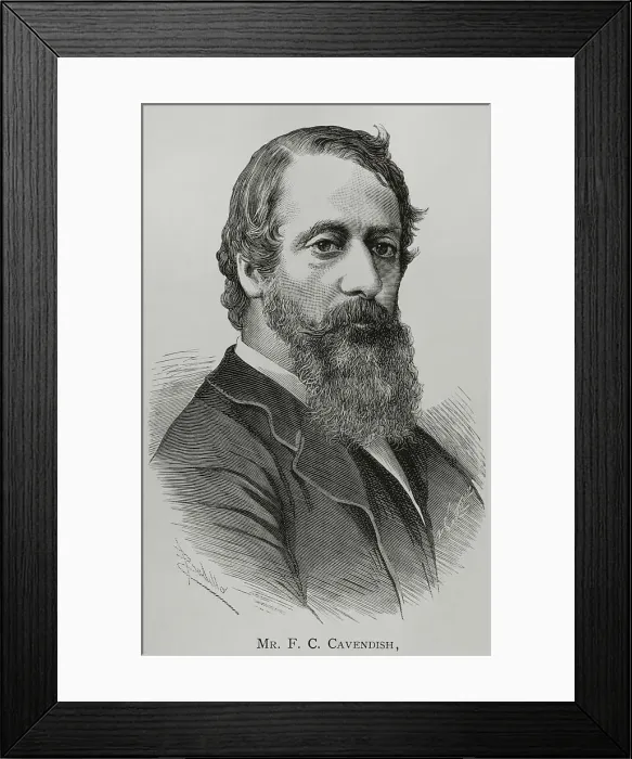 Framed Print : Lord Frederick Charles Cavendish (1836-1882). Politician Framed Print : Lord Frederick Charles Cavendish (1836-1882). Politician