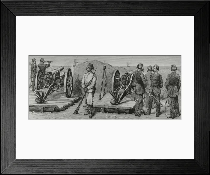 Framed Print : Egyptian conflict with the British, 1882. Egypt. Alexandria Framed Print : Egyptian conflict with the British, 1882. Egypt. Alexandria