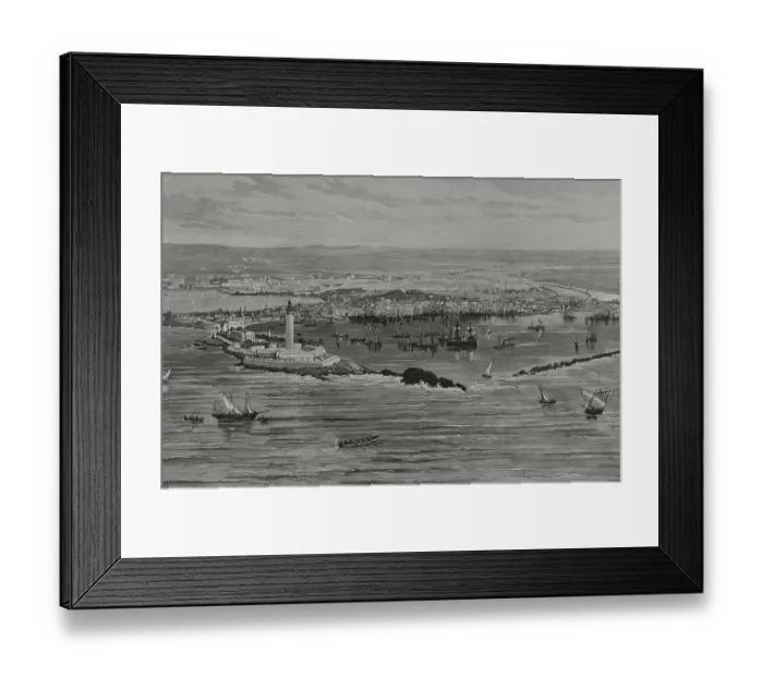 Framed Print : Egypt, Alexandria. General view of the city Framed Print : Egypt, Alexandria. General view of the city