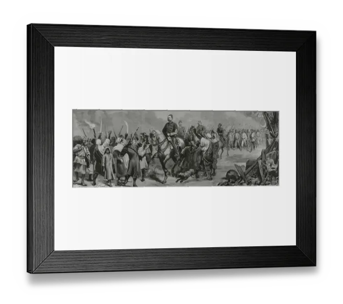 Framed Print : Military intervention and conquest of Egypt by the British Framed Print : Military intervention and conquest of Egypt by the British