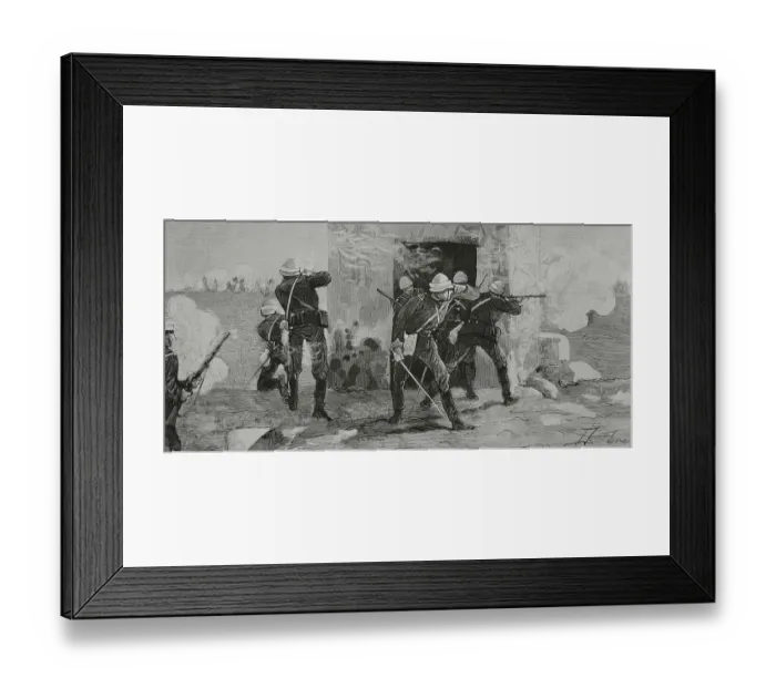 Framed Print : Conquest of Egypt by British troops, 1882. Ramleh station Framed Print : Conquest of Egypt by British troops, 1882. Ramleh station