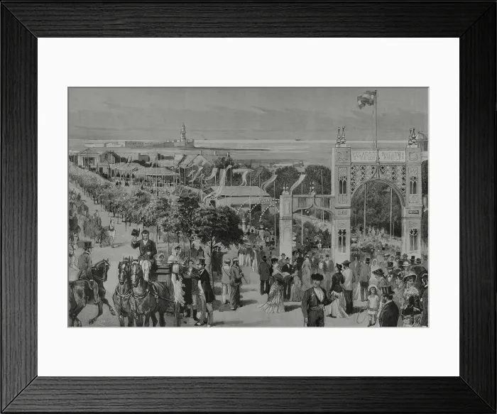 Framed Print : Spain, Andalusia, Cadiz. Paseo de Las Delicias Framed Print : Spain, Andalusia, Cadiz. Paseo de Las Delicias