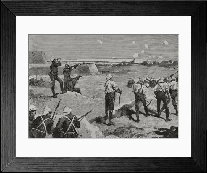 Framed Print : Conquest of Egypt by the British troops. 1882 Framed Print : Conquest of Egypt by the British troops. 1882
