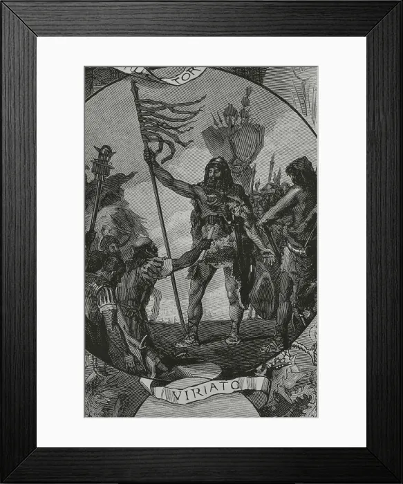 Framed Print : Viriato or Viriathus (d. 139 BC) Framed Print : Viriato or Viriathus (d. 139 BC)