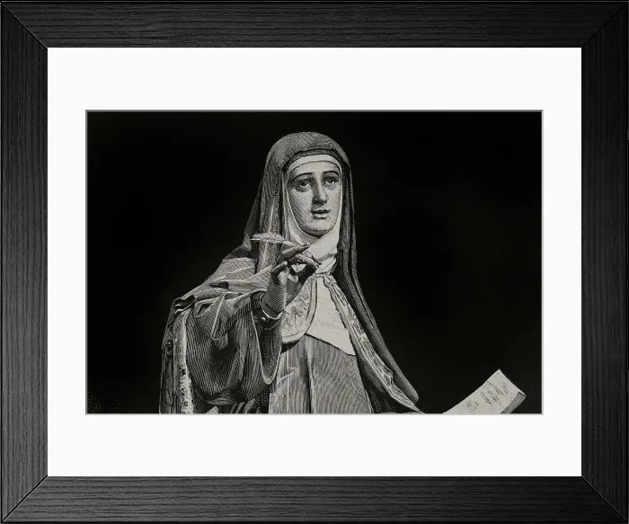 Framed Print : Saint Teresa of Jesus (1515-1682) Framed Print : Saint Teresa of Jesus (1515-1682)