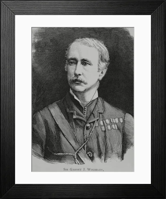 Framed Print : Garnet Joseph Wolseley (1833-1913) Framed Print : Garnet Joseph Wolseley (1833-1913)